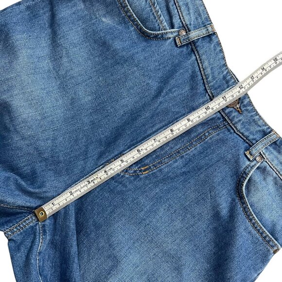 Weekend Max Mara Vega High Waist Wide Leg Jean Medium Wash 6 Flare Western Boho - Picture 8 of 11